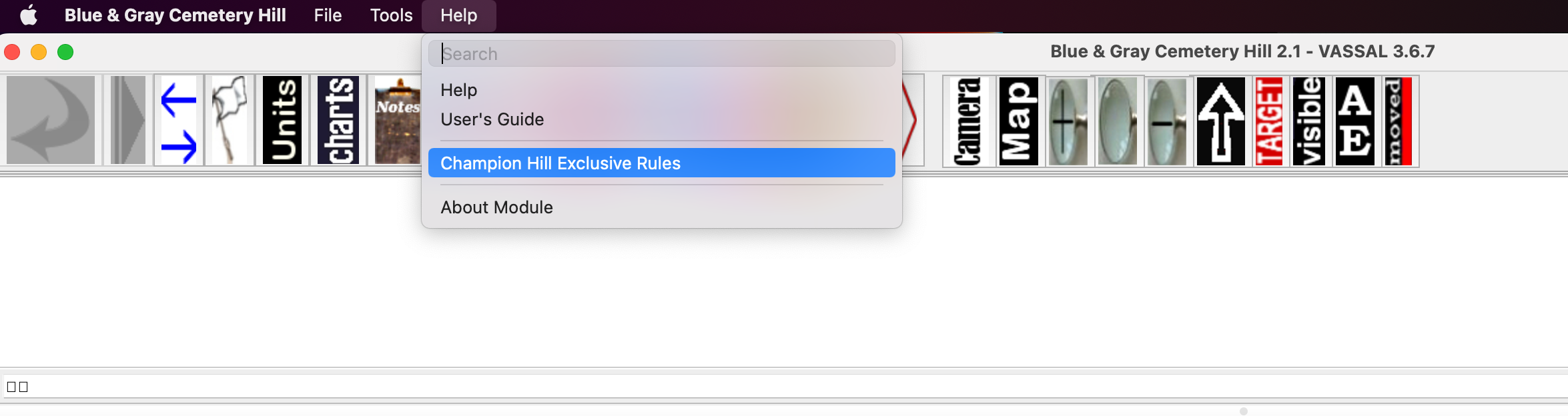 "Screenshot showing incorrect menu entry"